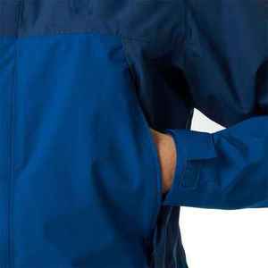 Veste imperméable à capuche pour homme, style sportif, coupe classique, coque en polyester, fermeture éclair, pour l'automne - Product Image 3