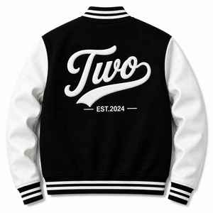 Minimal Varsity Jacket Wholesale Custom Logo Men's Jacket High Quality Breathable Varsity Jacket Streetwear OEM Manufacturer - Product Image 6