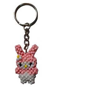 MULTI CRAFT Classic Handmade Seed Beads Christmas <b>Keychain</b> Decorative Eco-Friendly Embroidery Strap Customizable Bag Charm Gift - Product Image 6