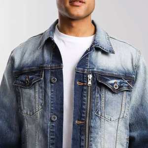 Work <b>Jackets</b> Custom Embroidery Denim Patches Men's <b>Jackets</b> Wholesale Unisex Street Wear Cotton Thick Denim Jeans <b>Jackets</b> for Men - Product Image 5