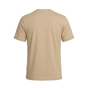 T-shirt de course pour homme avec logo personnalisé, 100 % coton jersey, coupe classique, col rond, manches courtes, anti-plis, décontracté, fitness - Product Image 3