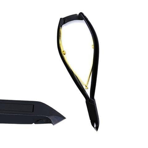 Rich Brown Black Finished Straight <b>Cuticle</b> Nipper Professional Surgical Steel Nail <b>Tool</b> for Toenail Thick Nails High-Resolution - Product Image 4