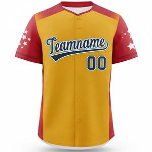 Nueva Camiseta de Béisbol Unisex a Precio Razonable, la Mejor Calidad al por Mayor, Logotipo Personalizado, Color Personalizado, 100% Poliéster Transpirable - Product Image 1
