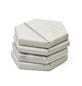 Premium <b>Marble</b> <b>Coasters</b> Flower Design Hot Sale 4 Inch Stone Drink Coffee Cup <b>Coaster</b> - Product Image 2