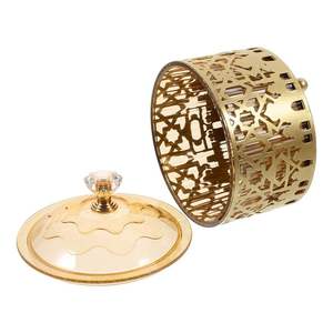 โรงงานผลิตโถใส่ผลไม้อบแห้งทองเหลือง ภาชนะใส่ขนมโลหะทำมือ สำหรับขายส่ง - Product Image 2