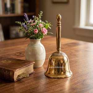 Brass <b>Bell</b> Handmade Luxury Decorative Table <b>Bell</b> Antique Style for Home Decor Hotel Desk Service <b>Bell</b> Elegant Design - Product Image 2