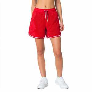 Shorts en maille légers à séchage rapide pour femme, coupe oversize, coupe-vent, style urbain, et hauts sans manches en maille pour femme - Product Image 2