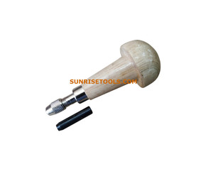 Outil rotatif à manche en bois avec pointe en fer modèle 466A pour le perçage de bijoux - SUNRISETOOLS.COM - Product Image 2
