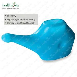 HealthAndYoga QwikFlo Travel Neti Pot Blue Water Pulse, Dispositivo de Lavado Nasal, Capacidad de 250 ml, Hidratante Nasal, Diseño Compacto, Venta al por Mayor - Product Image 3