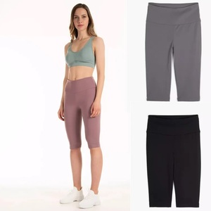 Ensemble de shorts de yoga respirants et soutien-gorge de compression pour femmes, séchage rapide, extensible, coupe en V, ensemble de vêtements de sport fitness avec doublure en spandex - Product Image 4