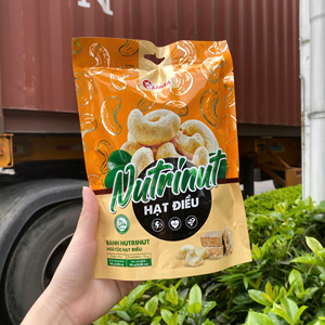 Freshly-Baked Cashew Nutritious Cashew Energy Crunchy <b>Biscuits</b> Nutrinut 195g | ODM Bulk Factory Directly & Offer Samples Free - Product Image 2