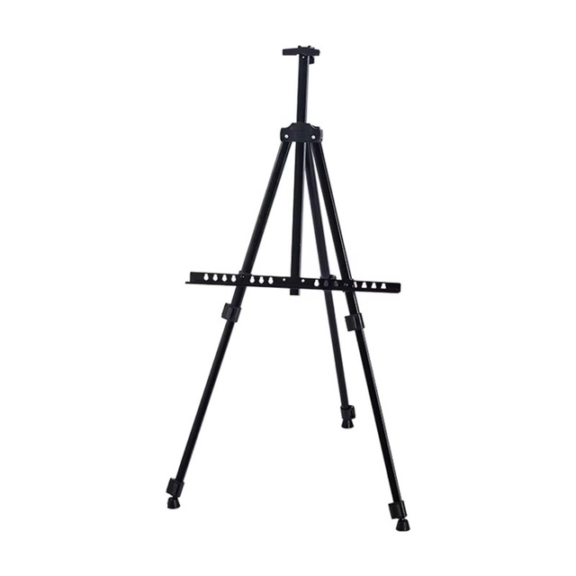 High End Quality Customizable Black Adjustable Artist Easel Tripod Stand for Painting and Drawing