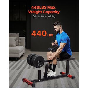 Macchina per Calf Raise da Seduti con Capacità di 440 LBS, Attrezzatura da Palestra Domestica a Carico di Pesi per Allenamento Polpacci - Product Image 2