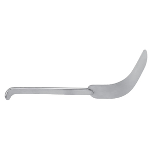 Retractor Quirúrgico de Acero Inoxidable, Hoja Ancha de 10 mm x 45 mm, Longitud de 28 cm, Instrumento Médico, Herramienta de Cirugía de Precisión - Product Image 3