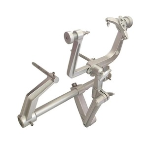 Reusable Surgical Skull Clamp Head Fixation Device with <b>Adjustable</b> Articulating Arm and <b>Table</b> Rail Clamp for Medical Use - Product Image 2