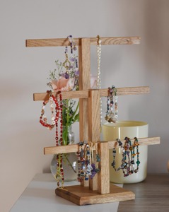 Minimalist Wooden Jewelry <b>Storage</b> Organizer <b>For</b> Home Organization <b>Dressing</b> <b>Table</b> Display And Accessory <b>Storage</b> From India - Product Image 2