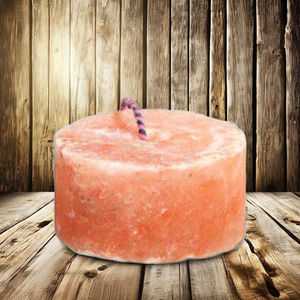 Sel de l'Himalaya écologique pour animaux, fait à la main, rond, en matériau organique - Product Image 3