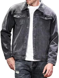 Veste d'hiver, meilleur fabricant de vestes en jean pour hommes, couleur unie, service OEM personnalisé, dernier style, denim teint uni - Product Image 2
