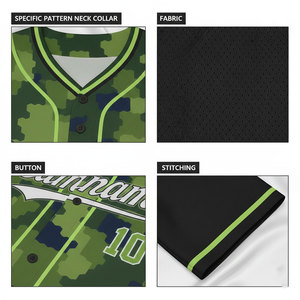Camiseta de béisbol personalizada al por mayor, diseño de sublimación OEM, nombre, número, camiseta deportiva de béisbol, camiseta deportiva unisex para equipos. - Product Image 6