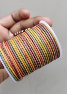 Round Flat <b>Leather</b> Cord Charm Style for Fashion Jewelry Making for <b>Bracelet</b> and <b>Leather</b> Accessories - Product Image 2