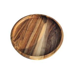 Bandeja de Servir Artesanal de Madera de Nogal – Plato Redondo de Madera, Decoración Natural para Mesa, Utensilios de Cocina Minimalistas, Regalo Único - Product Image 3