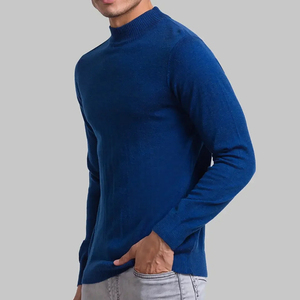 เสื้อยืดคอกลมผู้ชายแบบสั่งจำนวนมาก เนื้อผ้าถักน้ำหนักเบา เหมาะสำหรับใส่เป็นเลเยอร์ - Product Image 4