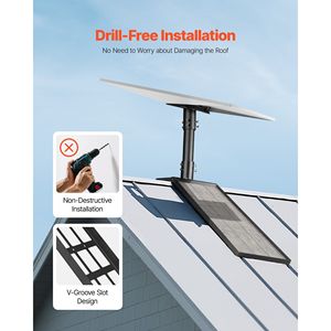 Supporto per Tetto Starlink Gen 3 in Acciaio Resistente, Adattatore per Grondaia con Angolo Regolabile 45-135 Gradi, Supporto di Montaggio Standard - Product Image 6