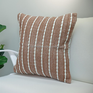 Housse de coussin tissée Boho Chic coussin en coton écologique pour le salon housse de coussin tissée décorative - Product Image 5