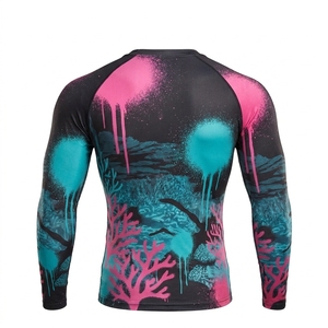 T-shirt de compression à manches longues pour homme, style Bape, vêtements de sport, fitness, athlétisme - Product Image 4