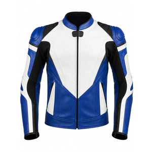 Unisex Cowhide Leather Motorbike <b>Jacket</b> Protection Windproof Waterproof Breathable <b>Summer</b> Winter <b>Motorcycle</b> Racing Wear Printed - Product Image 2