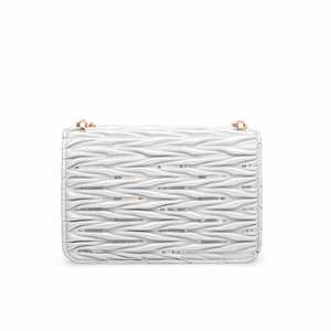 Bolso de noche formal plateado P55567 - Product Image 1