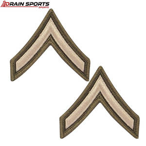 Écussons de grade uniforme brodés sur mesure couleur personnalisée, nouveau style - Product Image 5