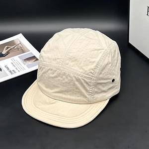 หมวกปีกสั้นสไตล์มินิมอล ผ้าตาข่ายแห้งเร็ว สไตล์วินเทจ แฟชั่นสำหรับทุกเพศ เหมาะสำหรับกิจกรรมกลางแจ้ง เช่น ตั้งแคมป์ เดินป่า - Product Image 5