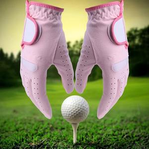 Guante de Golf Personalizado de Piel Cabretta para Hombre y Mujer, Mano Izquierda, Transpirable, Antideslizante, para Todo Clima, con Marcador de Pelota para Deportes - Product Image 4