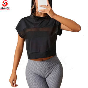 เสื้อฮู้ดครอปผู้หญิงสไตล์ลำลองสำหรับฤดูใบไม้ร่วง ทรงหลวม ระบายอากาศได้ดี เป็นมิตรกับสิ่งแวดล้อม แห้งเร็ว คุณภาพสูง สามารถปรับแต่งสีและดีไซน์ได้ - Product Image 5