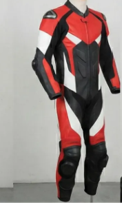 Combinaison de course moto personnalisée en cuir, avec nom et logo, faite à la main, équipement de protection CE - Product Image 3