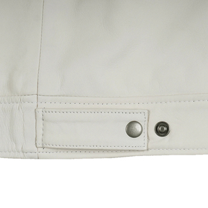 Vente en gros 5KINGZ SPORTS Nouveau design Veste en cuir d'agneau véritable à col à capuche Style sportif pour hommes Matière respirante Manches longues - Product Image 5