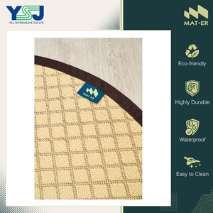 Alfombra Redonda de Plástico de Polipropileno 100% Extra Larga, de Diseño Moderno, Duradera e Impermeable, Hecha en Tailandia, de Alta Calidad, en Venta - Product Image 3