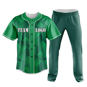 Custom Baseball Jersey Set Men Short Sleeve Sublimated Print Quick Dry Regular Fit All Team Logo Back Spring Summer Waterproof - Product Image 6