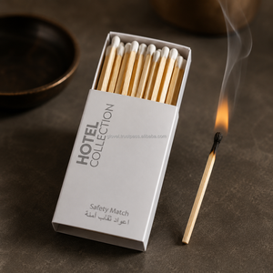 Allumettes de sécurité écologiques promotionnelles avec logo personnalisé imprimé, allumettes publicitaires pour hôtels, restaurants, événements, mariages, marque - Product Image 5