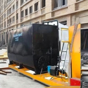 Tanque de almacenamiento de betún Tanque de acero aislado para almacenamiento seguro de betún de asfalto caliente en sitios de construcción - Product Image 2