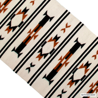 STAR HOMETEX Tapis de couloir à franges style aztèque, fait main, écologique, mélange laine et coton, style moderne, poils moyens, usage domestique, modèle SHTHWD300