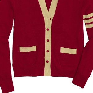Make Your Custom Good Quality V-Neck for Sorority/Fraternity/Schools/Colleges/Universities Logo Knitted <b>Cardigans</b> <b>Sweaters</b> - Product Image 3