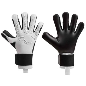 2026 New Casual Goalkeeper Gloves <b>Full</b> Finger Non <b>Slip</b> Breathable Adjustable Wrist Strap Unisex Black White PU Material - Product Image 1