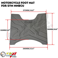 TWH MMBCU Tapis de marche en caoutchouc pour moto SYM