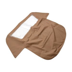 Capote souple convertible couleur tan avec fenêtre en plastique, toits ouvrants en vinyle et pièces détachées pour Chevrolet Corvette 1986-1993 - Product Image 4