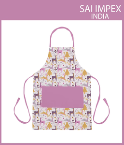 Custom Printed 100% Cotton <b>Apron</b> <b>Kitchen</b> Use Durable Fabric Adjustable Cooking Baking Sustainable Anti- Factory Direct Bulk - Product Image 1