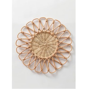 Assiettes de présentation en rotin, vente en gros directe usine, fourniture en vrac, naturelles, OEM ODM disponibles - Product Image 2