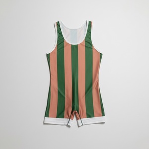 Combinaisons de lutte athlétiques unisexes personnalisables avec nom d'équipe et de joueur, sous-vêtements de fitness sculptants pour la lutte - Product Image 2