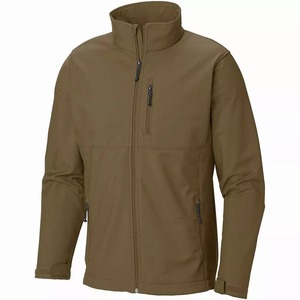 Wholesale Men Winter Denim Softshell <b>Slim</b> <b>Fit</b> Stand Collar Windproof <b>Jacket</b> Front Logo Cotton Lining New Design for Sale - Product Image 1